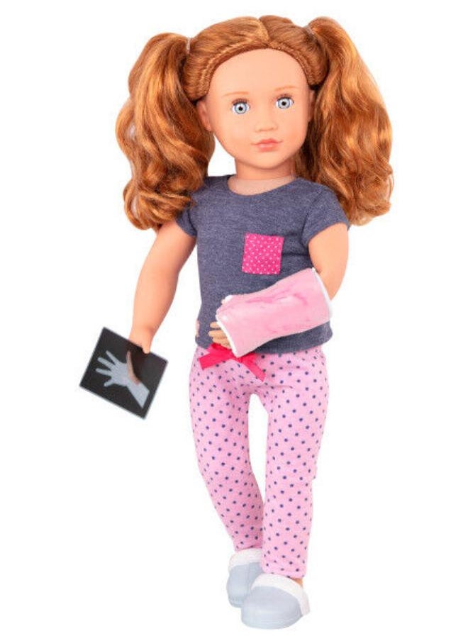 Our Generation Pajama Outfit W/arm Cast  - Image 1