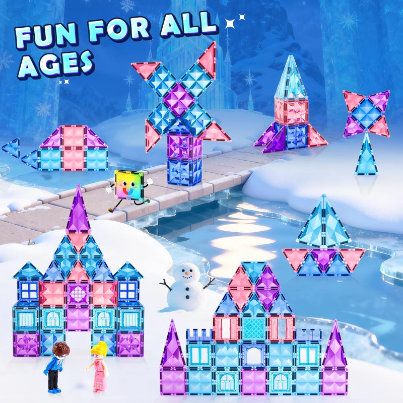 Soyee Diamond Magnetic Building Blocks - Princess Toys for 3-8 Year Old Girls & Boys - 3 4 5 6 Year Old Girl Birthday Xmas Present - Image 5