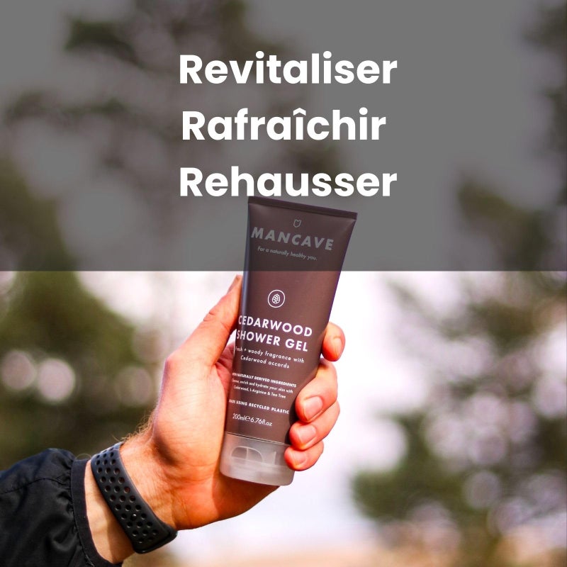 مان كايف جل استحمام طبيعي من خشب الأرز - Image 5