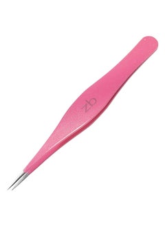 Zizzili Basics Ingrown Hair Tweezers by Zizzili Basics  Surgical Grade Stainless Steel Fine Pointed Tweezers  Precision Aligned Tips for Splinter Eyebrow  Facial Hair Removal  with Bonus Tip Guard  Carry Pouch 