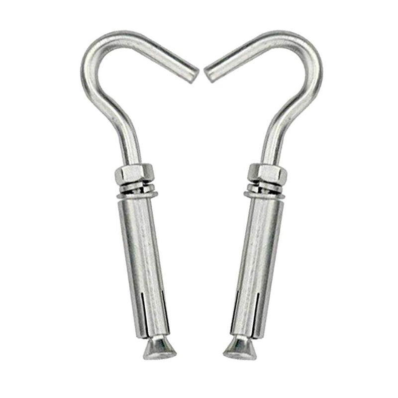 Amycheer M6 Open Cup Hook Expansion Bolt Screws 304 Stainless Steel Anchor Ceiling Hook Bolts Heavy Duty Bolts 5 Pack - Image 5