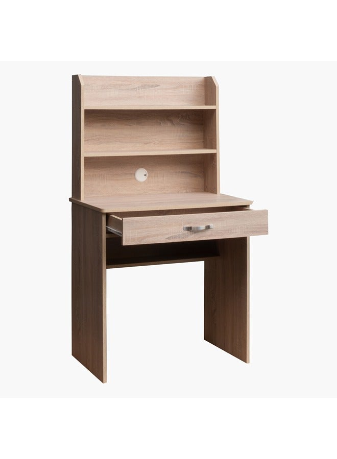 Home Box Jazz 1-Drawer Study Desk With Hutch 75 x 134 x 48 cm  - Image 3