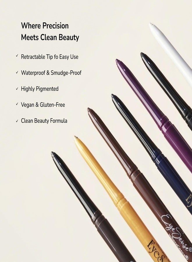 SeneGence EyeSense Long-Lasting Eyeliner Pencil, Black Brown, Waterproof, Highly Pigmented, and Smudge-Resistant Smooth Retractable Tip Eye Liner, Suitable for All Skin Types - Image 5