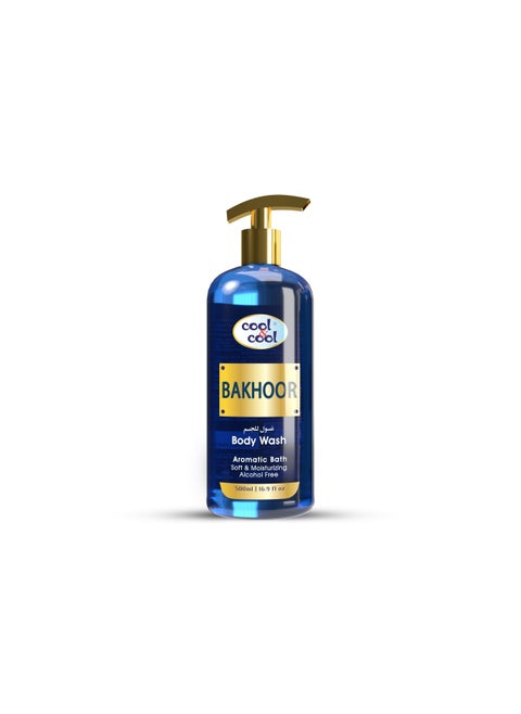 Cool & Cool Bakhoor Body Wash 500 ML- Enriched with Vitamin E, Soft, Creamy and Moisturizing