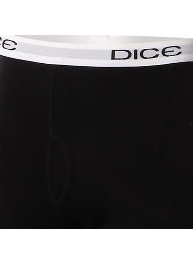 Dice Solid Under Pants for Men - Black - Image 3