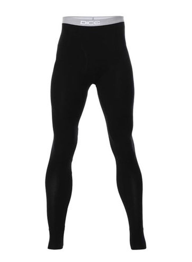 Dice Solid Under Pants for Men - Black - Image 1
