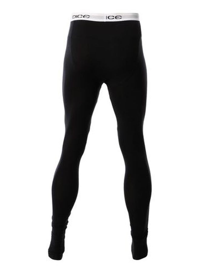 Dice Solid Under Pants for Men - Black - Image 2