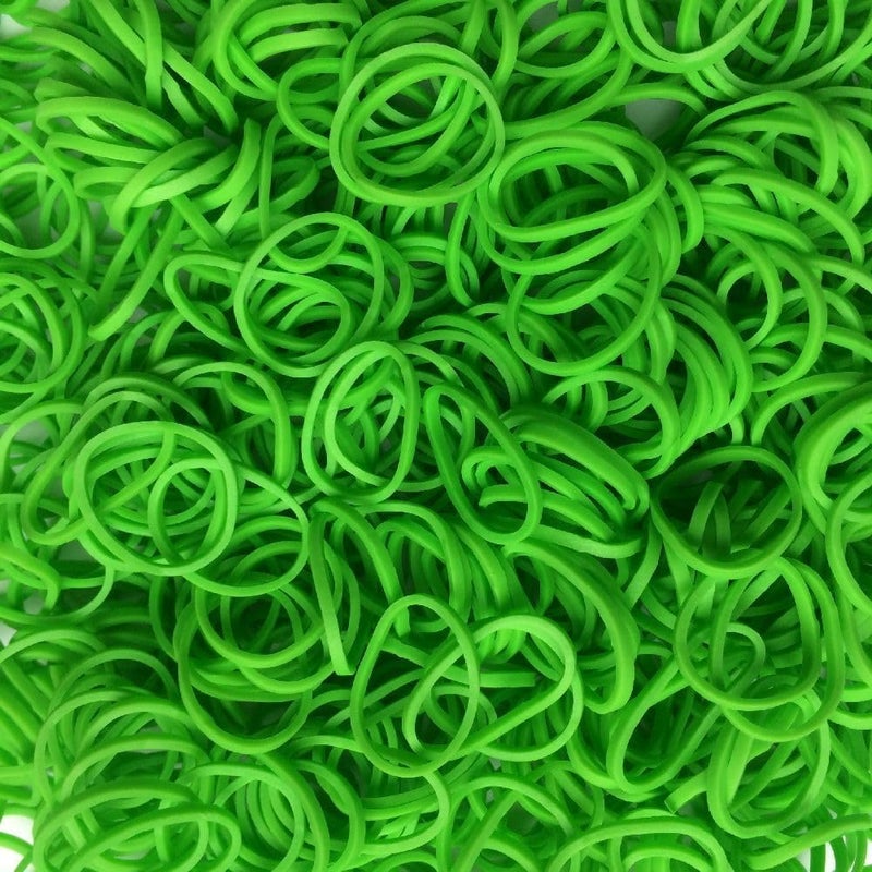 راينبو لووم أشرطة مطاطية بلون أخضر ليموني من Rainbow Loom مع 24 مشبك من نوع C (عدد 600) - Image 4