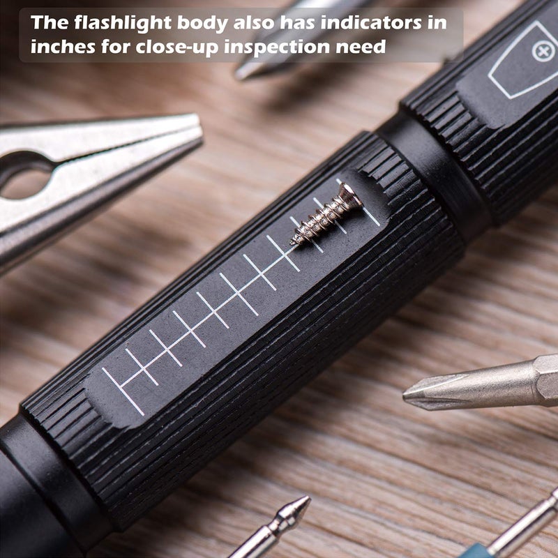 Weltool Weltool M6 LED Penlight, 3000K Warm White, Stylus Pocket Light with Clip No-Glare Even beam- High Color Rendering of 85% - Perfect Pen Light - for Inspection Reading Work Repair Powered By 2AAA cells  - Image 5
