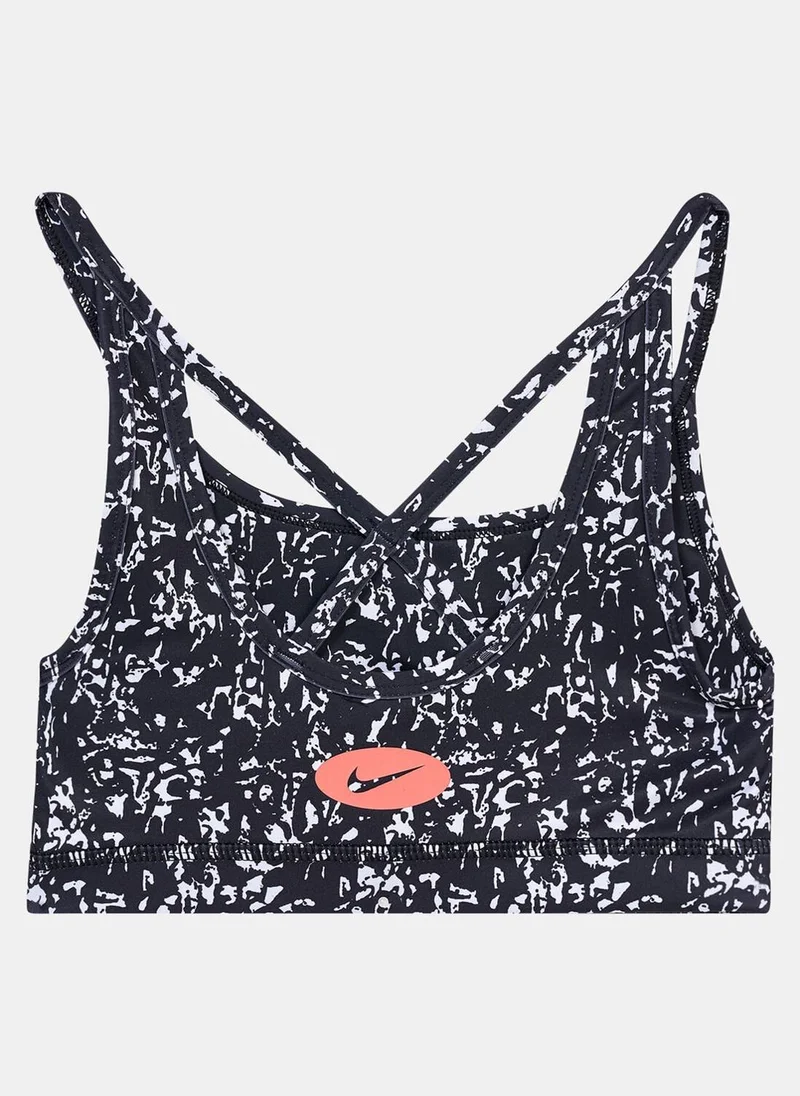 Nike Kids' Dri-FIT Indy Icon Clash Allover Print Sports Bra (Older Kids)