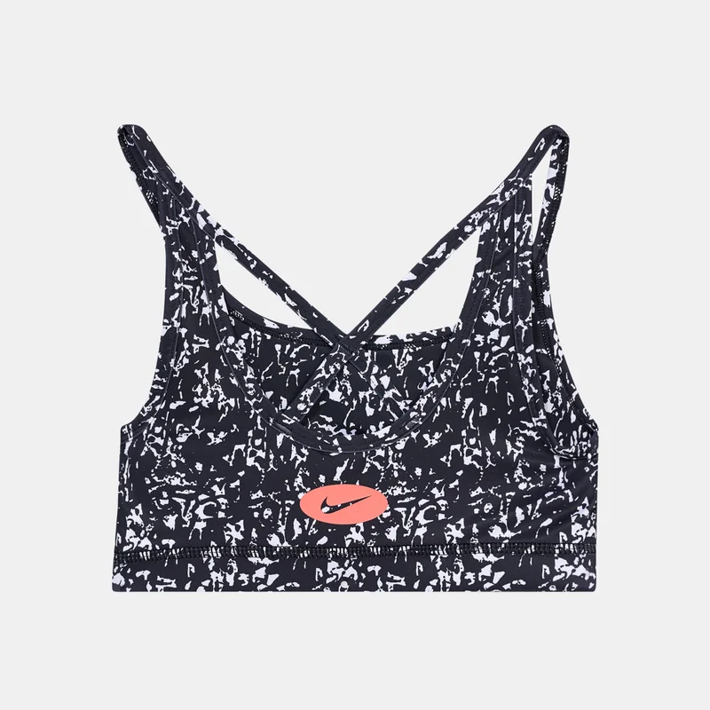 Nike Kids' Dri-FIT Indy Icon Clash Allover Print Sports Bra (Older Kids)