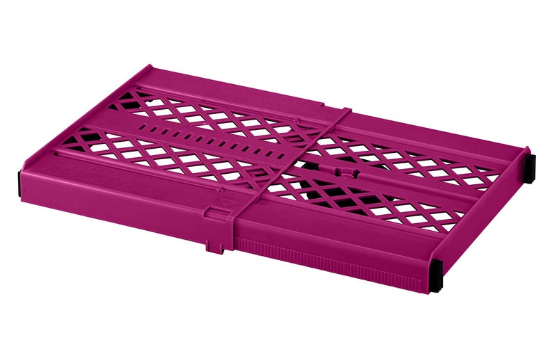 LockerMate AdjustAShelf Locker Shelf Extends to Fit Your Locker Easy to Use Perfect for School Office Gym Pink