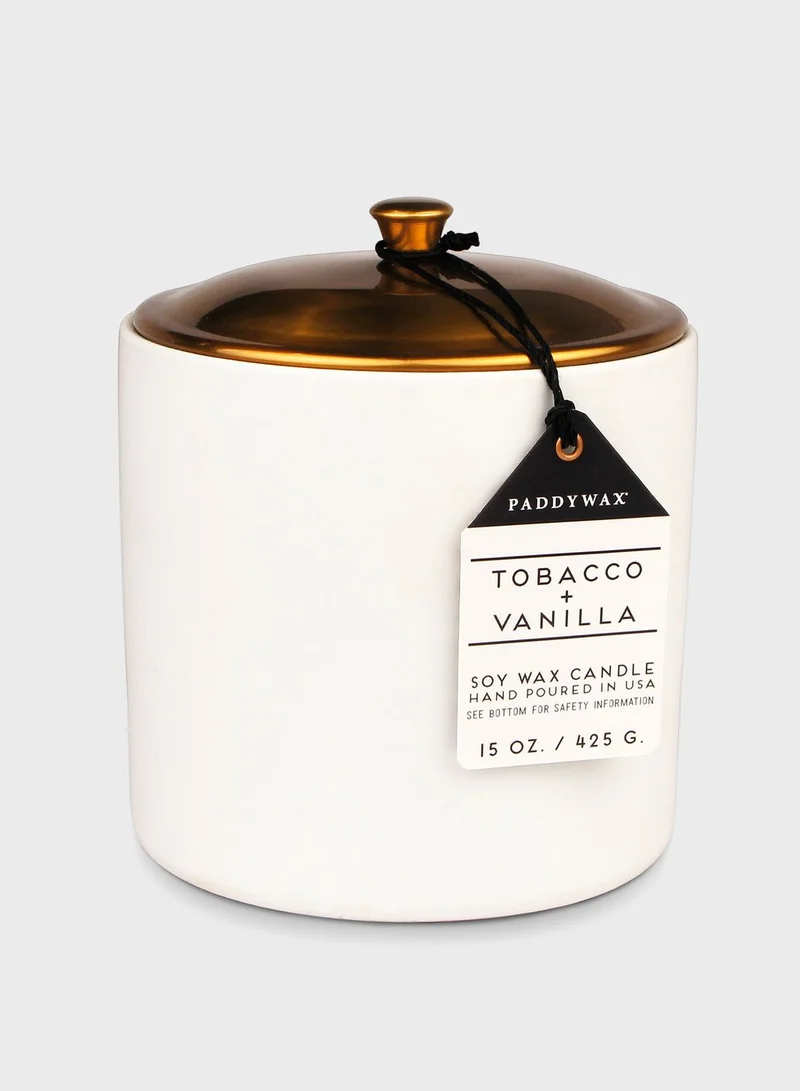 Paddywax Hygge Tobacco Vanilla Ceramic Candle