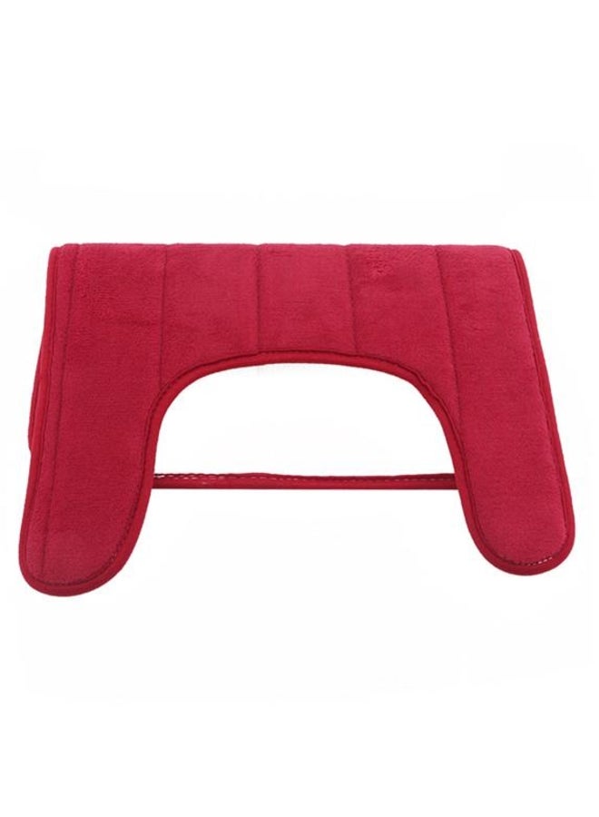 Bathroom Absorbent Non-slip Pad U-shaped Memory Foam Toilet Pad