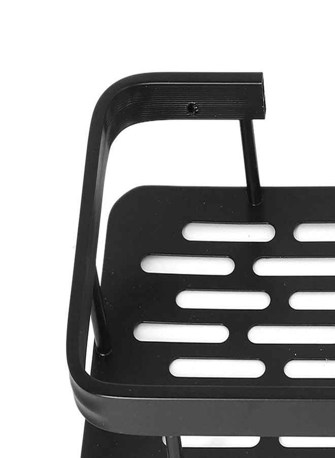 LEEHELTON Multipurpose Wall Mounted Adhesive Shelf Rack for Bathroom & Kitchen, No Drilling Storage Organizer, Rustproof Space Saver for Home & Office Use - Image 5