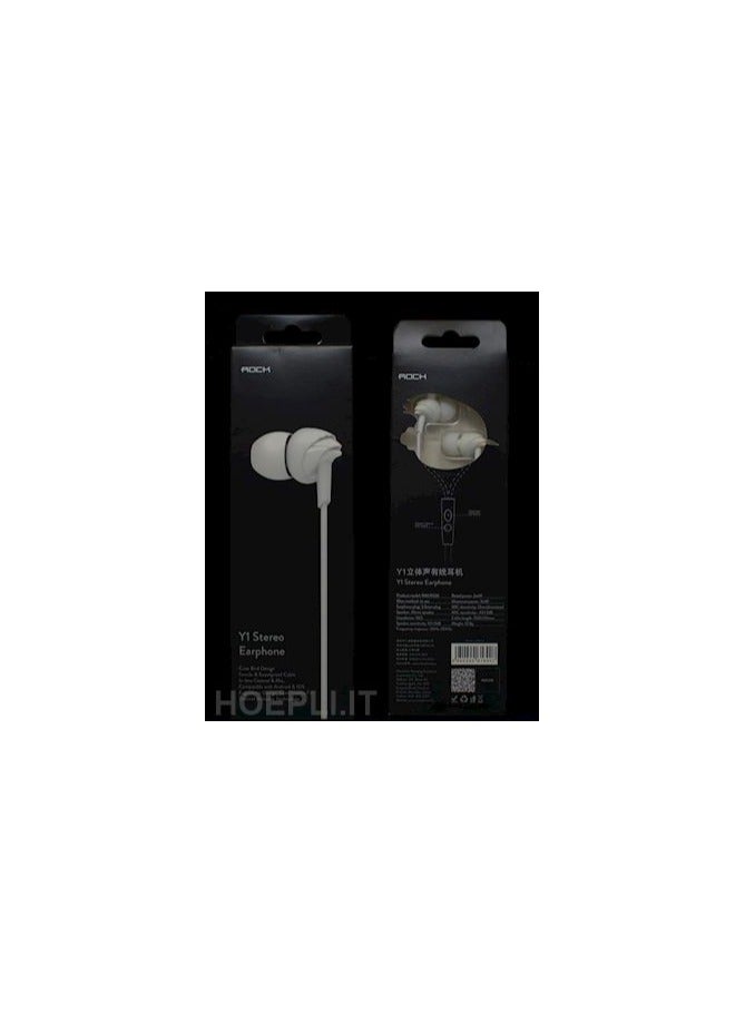 Rock Headset Rock Y1 Stereo Earphone WHITE-6950290616907 - Image 4