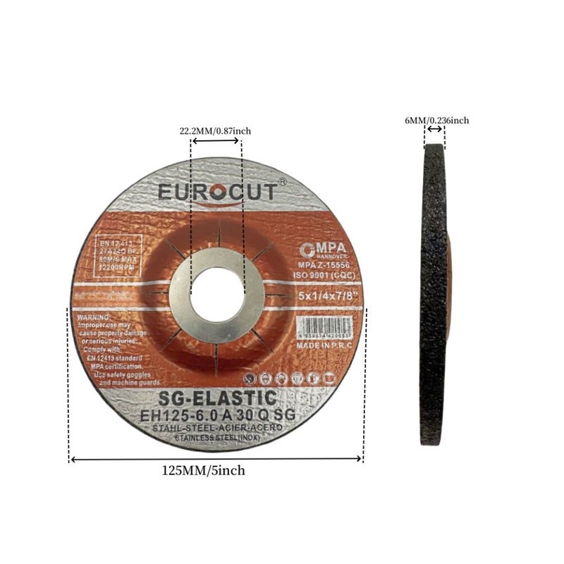 5 Inch 125mm Medium Grit Mesh Disc for Angle Grinder Rust Removal Welding - Image 3
