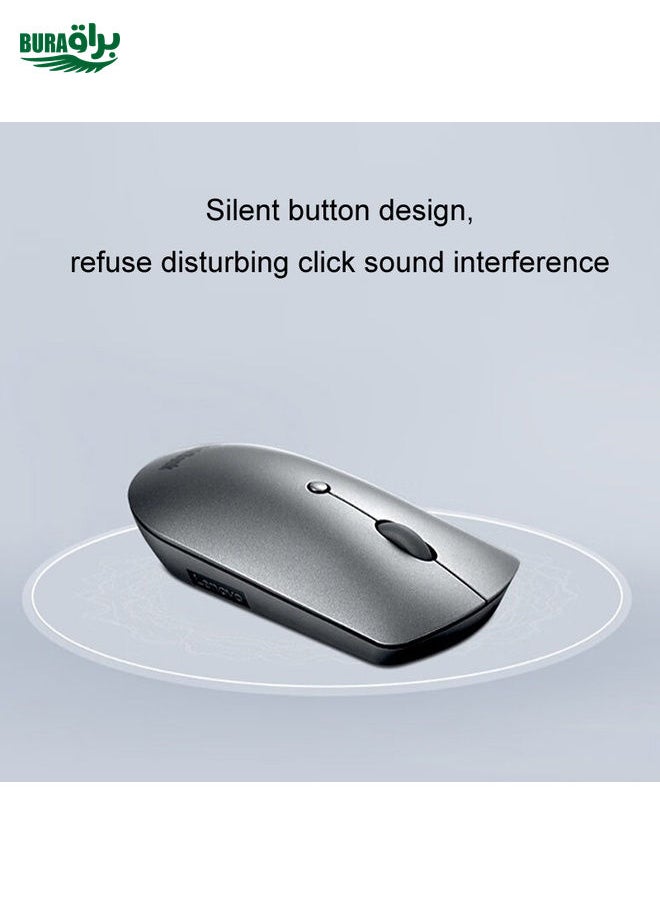 BURAQ - Lenovo ThinkBook Dual Bluetooth 5.0 Wireless Mouse Compact Portable Ultra Slim Office Mouse - Image 1