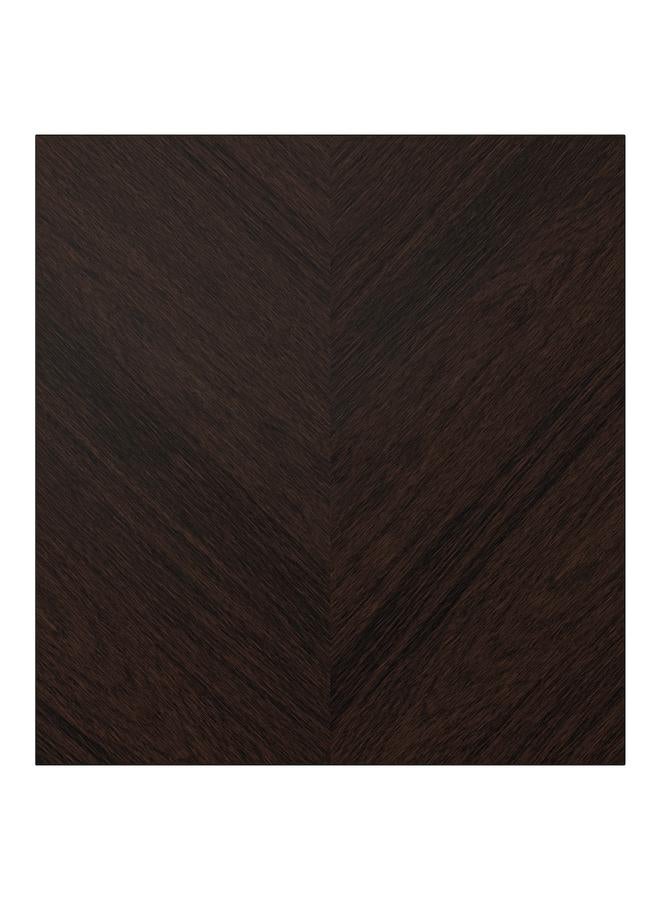 Zaboon Door, Dark Brown Stained Oak Veneer, 60X64 Cm - Image 1