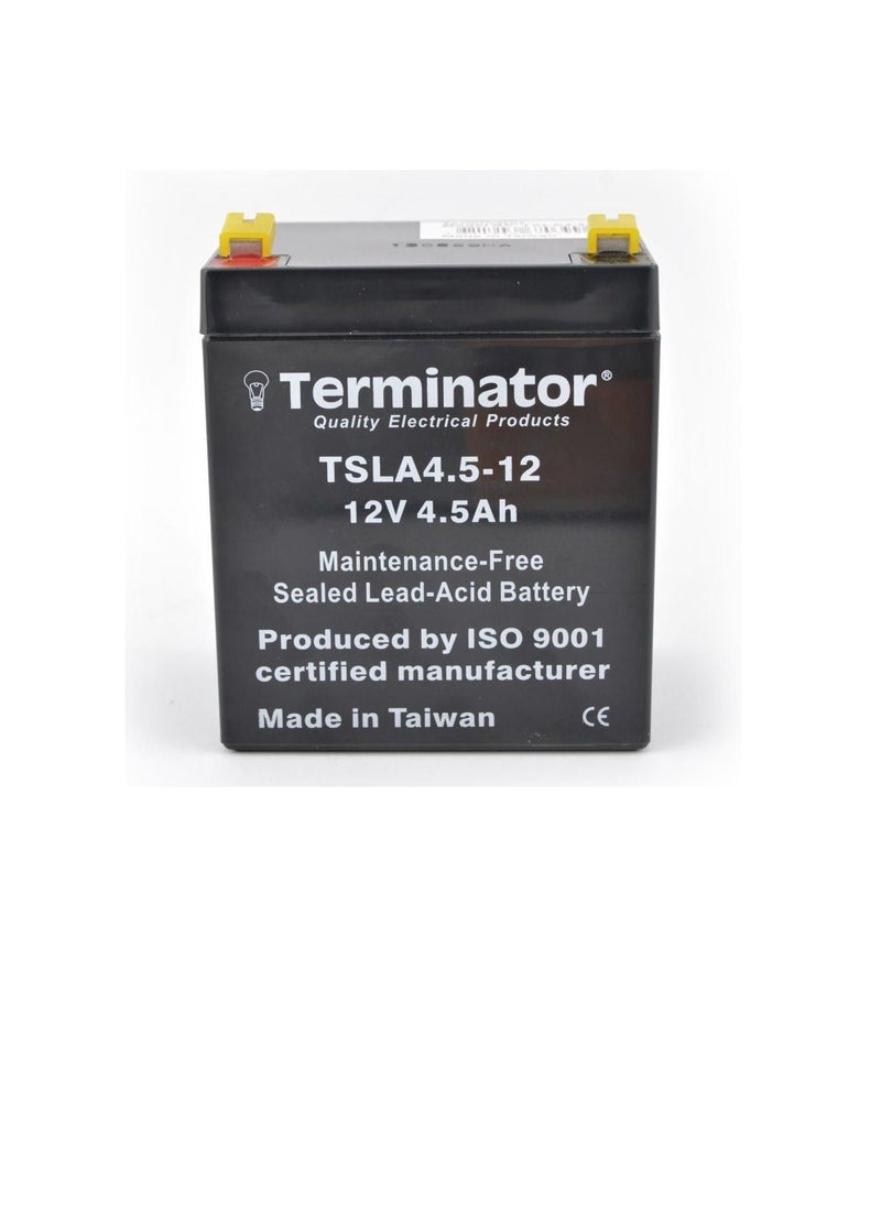 Terminator Terminator Sealed Lead Acid Battery 12V-4.5Ah TSLA 4.5-12  - Image 2