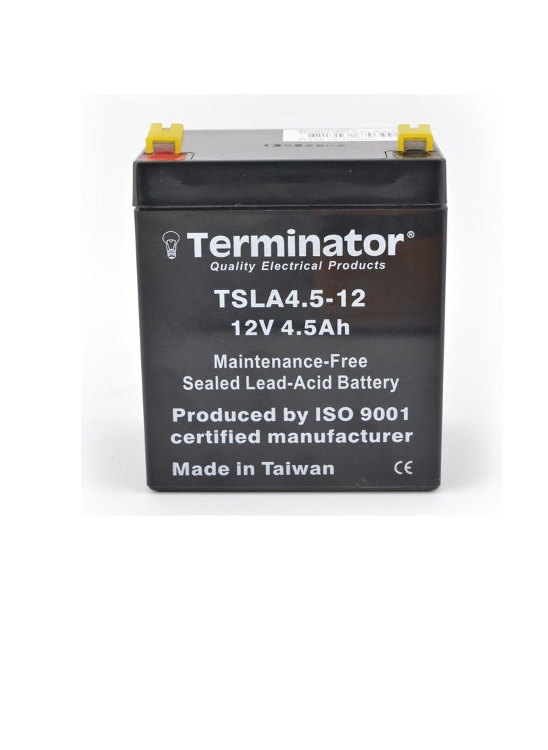 Terminator Terminator Sealed Lead Acid Battery 12V-4.5Ah TSLA 4.5-12  - Image 3