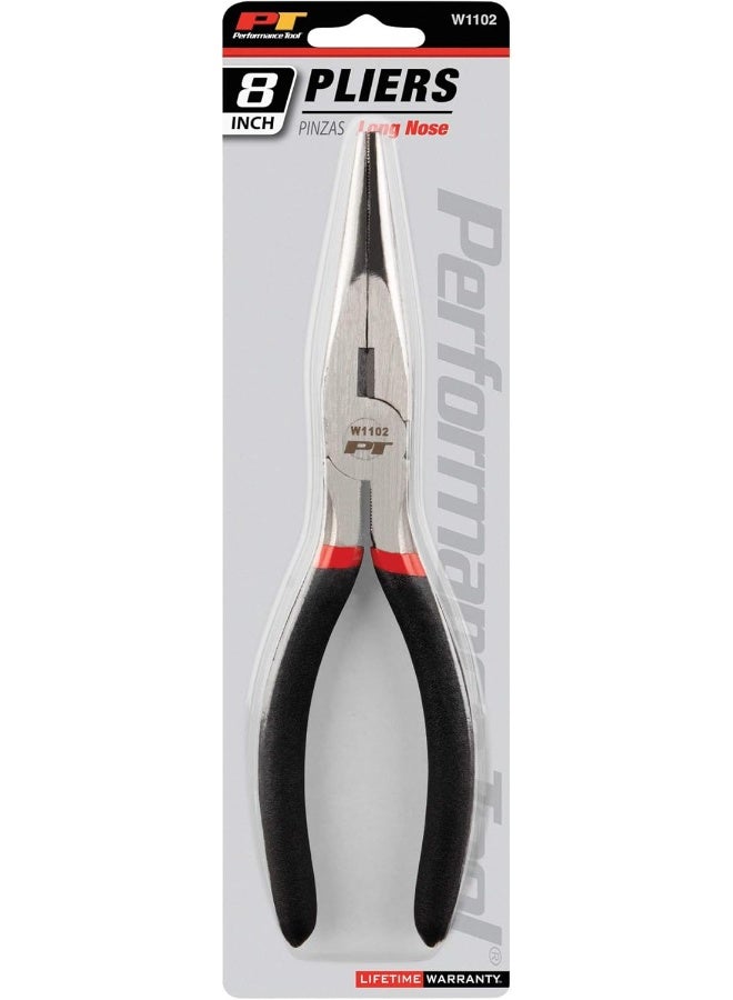 Performance Tool Performance Tool W1102 8" Long Nose Pliers  - Image 4