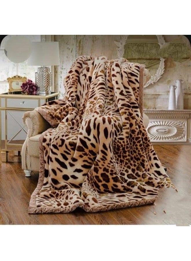 Bezzilish Home Bezzilish Home Korean Wedding Bedding Set | Cloudy 4 Piece Blanket Set - 1 Blanket with 1 Bedsheet and 2 Pillow Covers Special for Newly Married Couple with Fancy Bag Packaging (Multicolor 5)  - Image 1