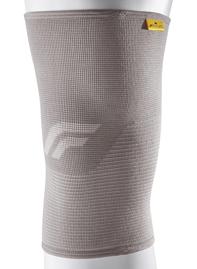 Futuro Comfort Knee Support Small size, 1 unit/pack | Beige color | 76586ENR | Provides immediate compression for sore knee | Mild support | Knee Support - Image 2