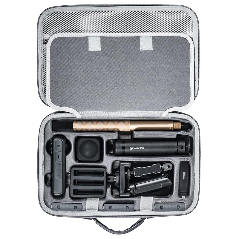 Tectonic TB-X4 Portable Storage Bag with Strap for Insta360 X4 - Durable, Custom Fit, Travel-Friendly Case with Extra Storage - Image 5