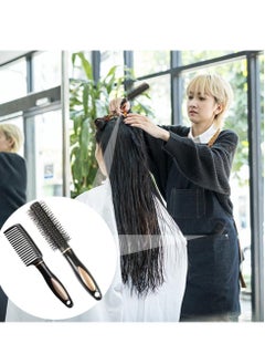 XiuWoo Hair Brush Set Hairbrushes for Women Round Thick Thin Straight Styling Tool Blow Drying Wet or Dry Hair's Detangle Massage Add Shine 2 Pcs  - Image 2