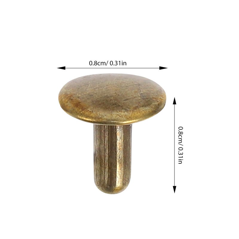FRCOLOR Copper Metal Snap Button Kit 480pcs with Installation Tool for Clothing Bags Jeans Jackets - Image 3