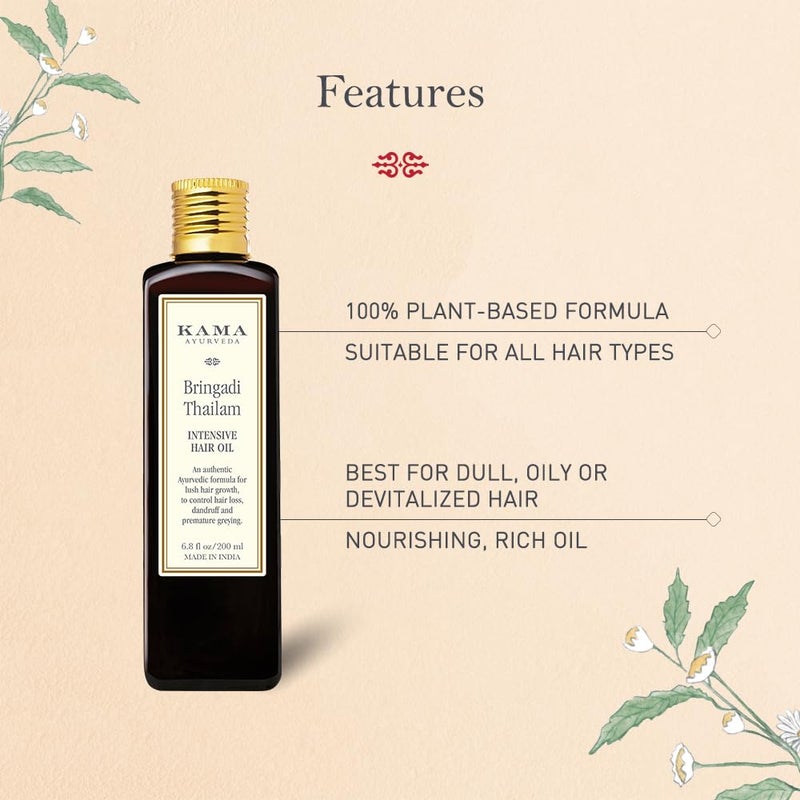 Kama Ayurveda Bringadi Intensive Hair Treatment, 100ml - Image 3