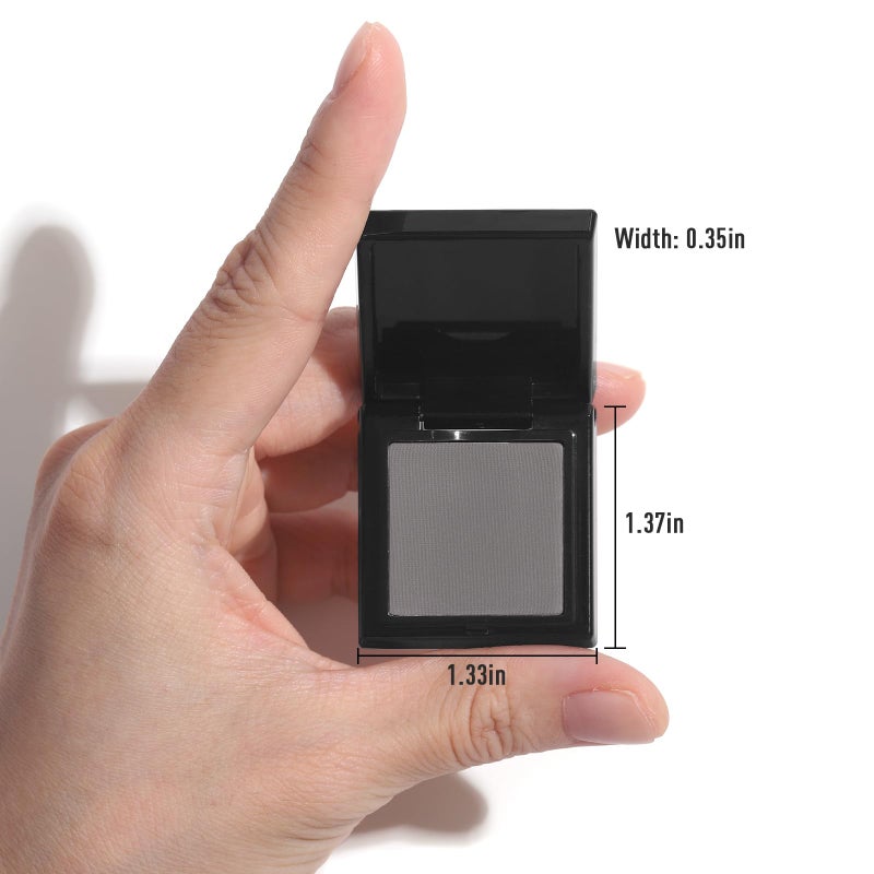 UCANBE Gray Single Eyeshadow Palette, Highly Pigmented Matte Eye Shadow Powder, Professional Long-Lasting Waterproof Makeup Palette - Image 5