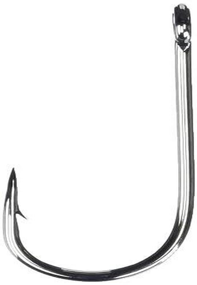 Gamakatsu 25 Pack Open Eye Siwash Hook (Nickel, 6/0) - Image 1