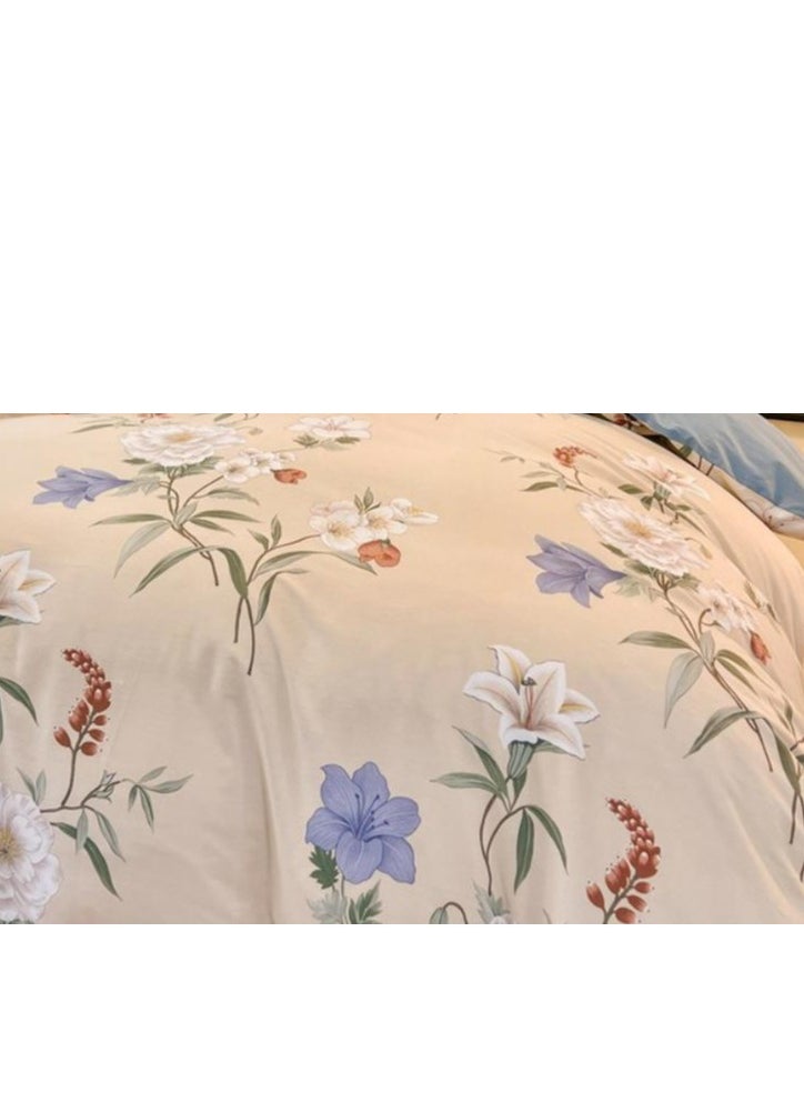 Generic Fitted Sheet Style — French High-End 60 Thread Pure Cotton Embroidered Bedding Four Piece Set  - Image 4