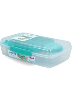 Generic Best Lunch Box 3 Compartments Blue | Best Price KSA | Riyadh ...