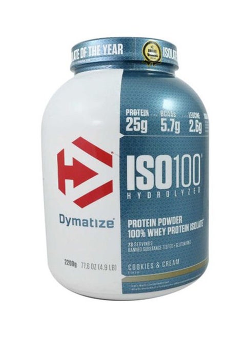 DYM ISO 100 ZERO CARB WHEY COOKIES AND CREAM 5LBS
