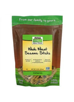 Now Foods NOW Foods, Real Food, Whole Wheat Sesame Sticks, 9 oz (255 g)  - Image 2
