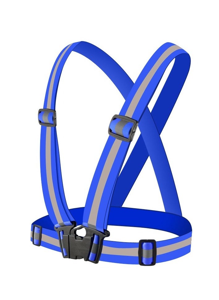 Estelle - Adjustable Reflective Vest Belt For Safety With High Visibility are available ( Blue)) - Image 1