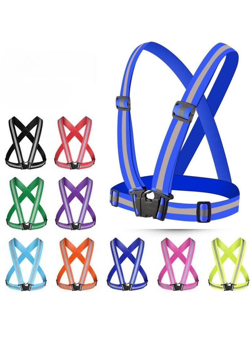 Estelle - Adjustable Reflective Vest Belt For Safety With High Visibility are available ( Blue)) - Image 1