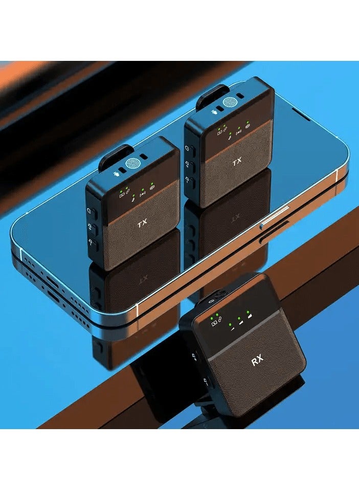 كروير  ميكروفون لاسلكي للتصوير الشخصي 2 في 1 مع منفذ USB Type-C - Image 1