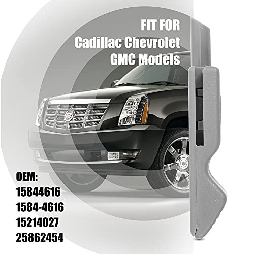 RDBS 2PCS Gray Interior Front or Rear Side Door Lock Knob Tab Car Window Locker Compatible with Chevrolet GMC Silverado Sierra 2007-2013, 07 Classic Model Excluded - Image 3