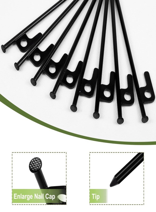 RINVEE 8 Pack Tent Stakes Heavy Duty Forged Steel Camping Stakes for Ground Outdoor Decorations Canopy - Image 4