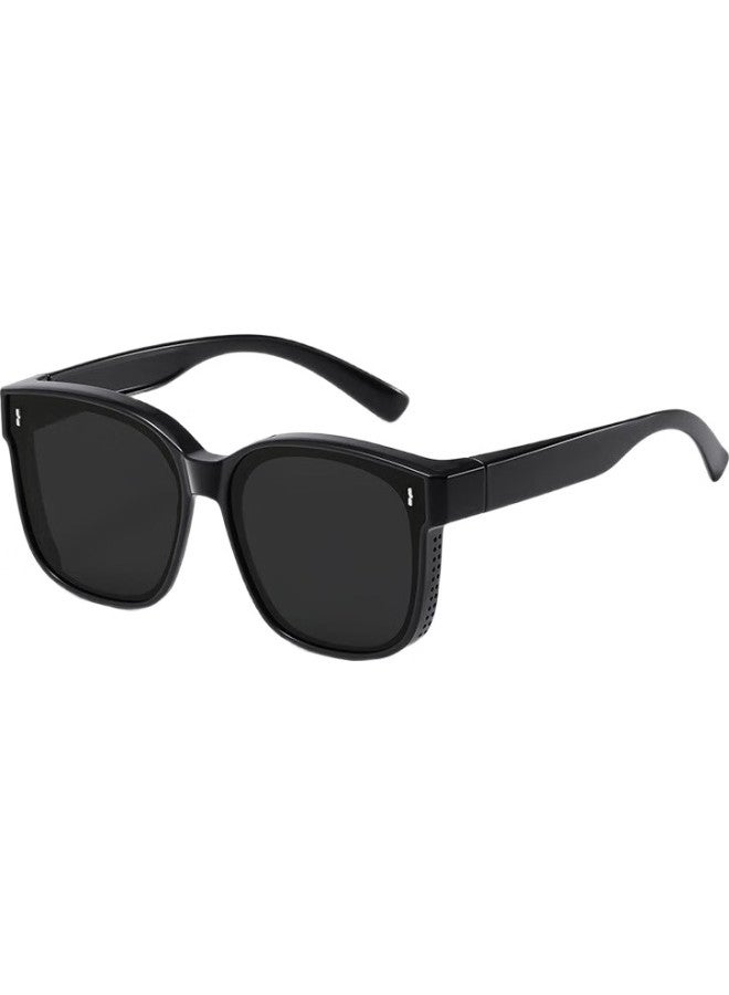 FESETE (Fesete) Sunglasses Clip-On Myopia Glasses Men'S Sunglasses Clip-On Myopia Sunglasses Polarized Glasses Anti-Glare - Image 3