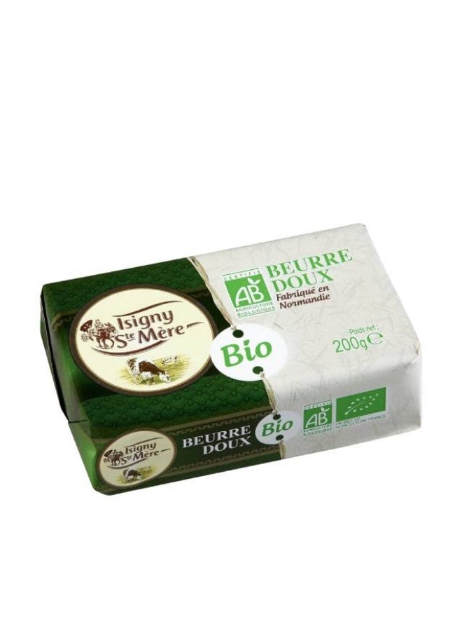 Isigny ste mere Organic Butter, Unsalted - 200g, France - Image 1