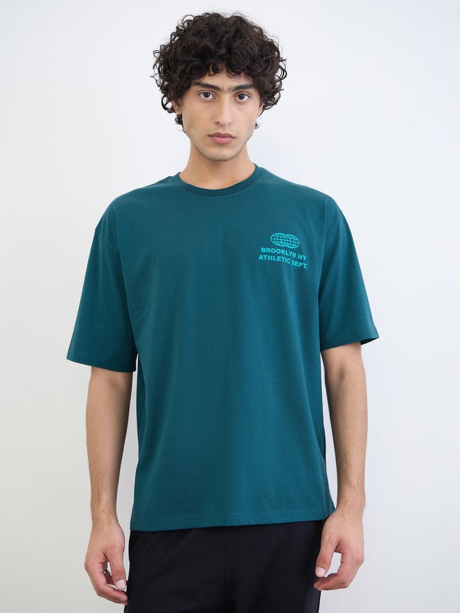 Styli Men Graphic Print Oversized Jersey T-Shirt - Image 4