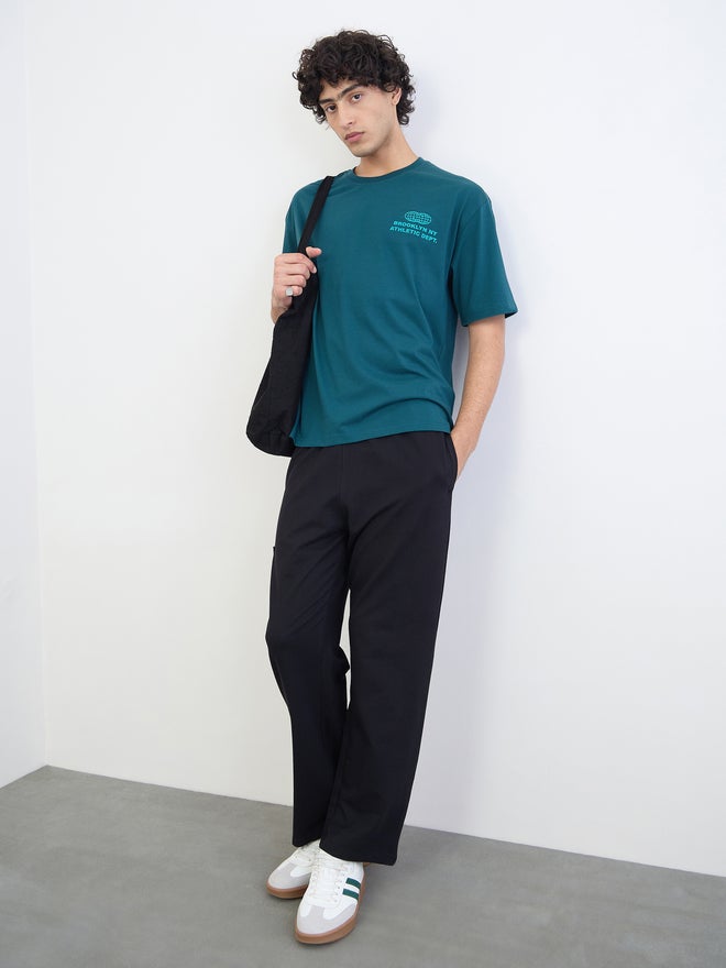 Styli Men Graphic Print Oversized Jersey T-Shirt - Image 3