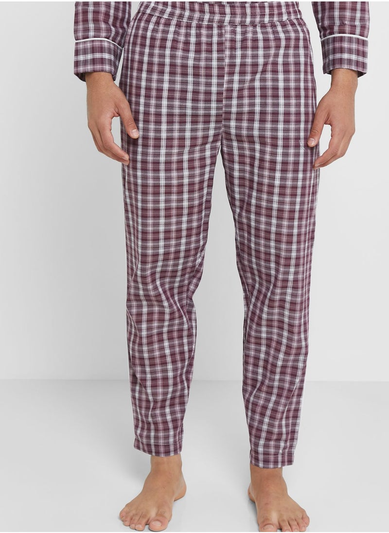 Robert Wood - Check Pyjama Set - Image 1