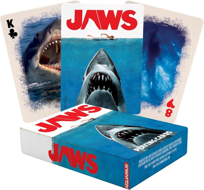 AQUARIUS Jaws Playing Cards - Themed Deck for Card Games - Image 1
