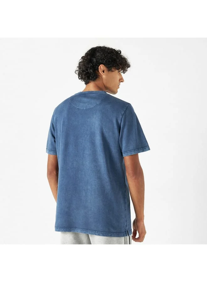 Kappa Kappa Applique Detail T-shirt with Crew Neck and Short Sleeves